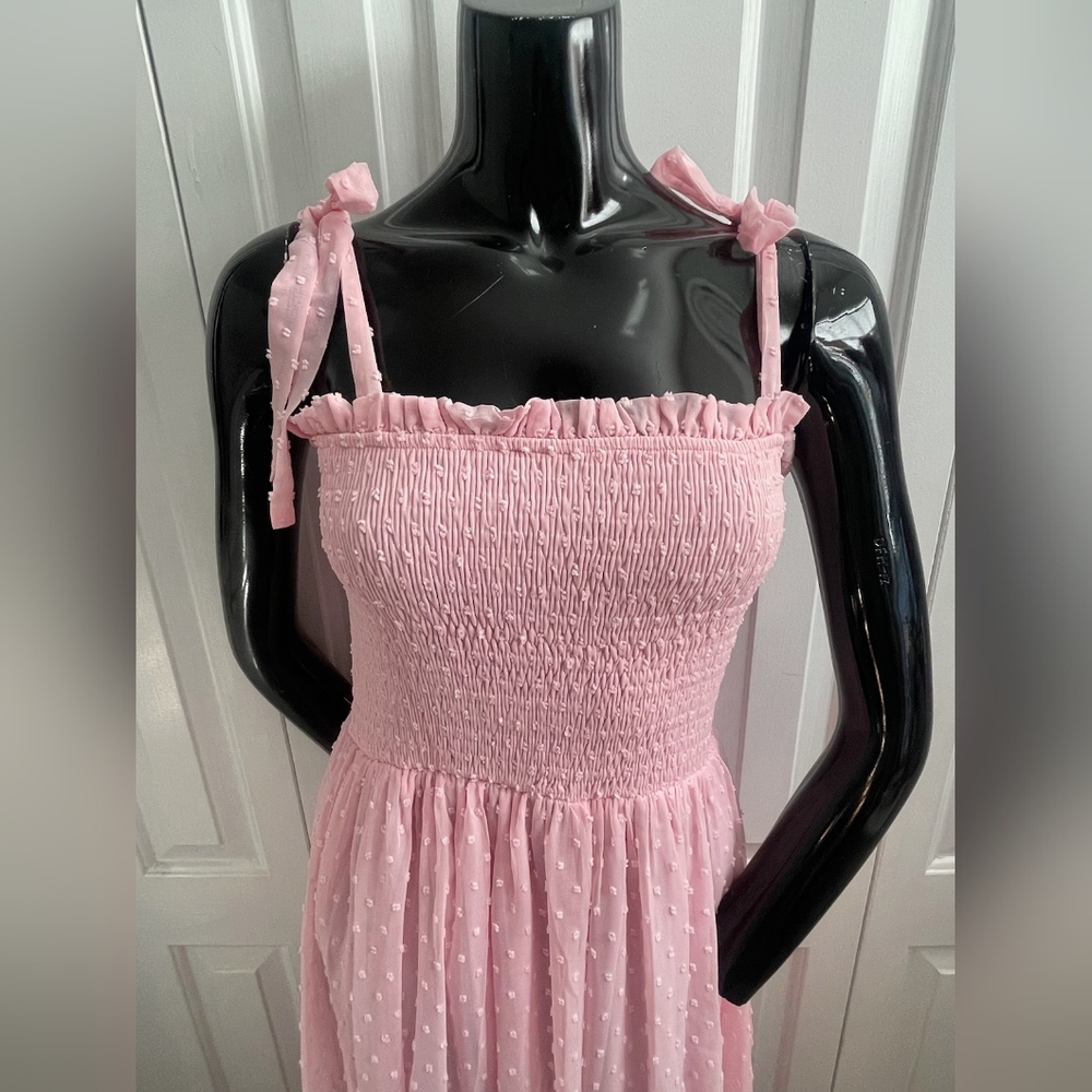 Cute Pink Long Maxi Style Dress